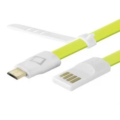 DAMICROGGR -Cellet 3 Ft. Flat Wire Micro USB Charging/Data Sync Cable - Green 9 DAMICROGGR -Cellet 3 Ft. Flat Wire Micro USB Charging/Data Sync Cable - Green