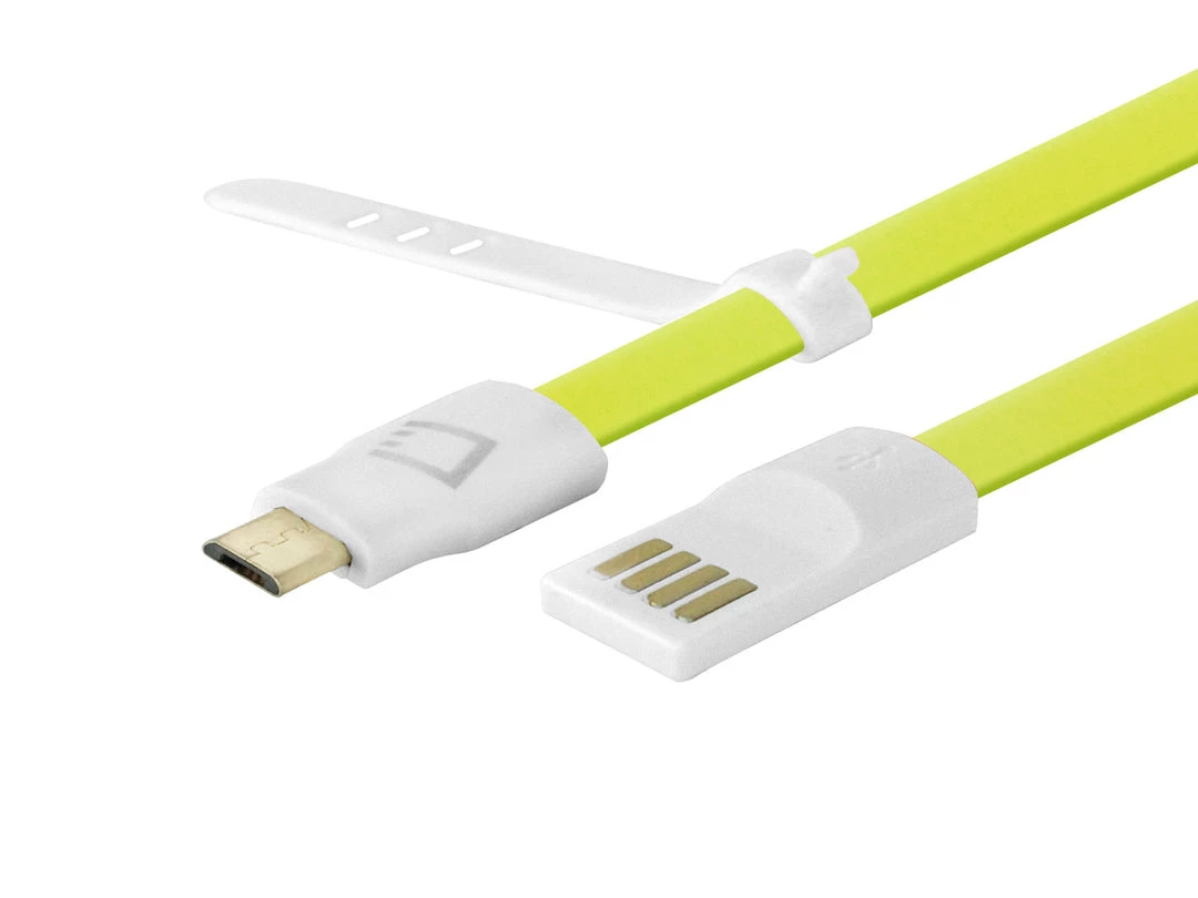 DAMICROGGR -Cellet 3 Ft. Flat Wire Micro USB Charging/Data Sync Cable - Green 4 DAMICROGGR -Cellet 3 Ft. Flat Wire Micro USB Charging/Data Sync Cable - Green
