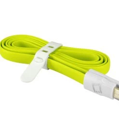 DAMICROGGR -Cellet 3 Ft. Flat Wire Micro USB Charging/Data Sync Cable - Green