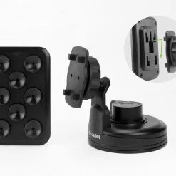 Cellet Wholesale PHN129 - Cradle-Less Car Smartphone Holder With 8 Suction Cup Holder