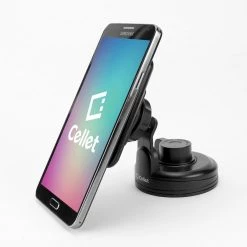 Cellet Wholesale PHN129 - Cradle-Less Car Smartphone Holder With 8 Suction Cup Holder
