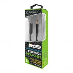 Full Catalog CN35EXT6 - Cellet 6 Ft. Gold Plated 3.5mm Male To Female Audio Extension Cable For Headphones, Audio Aux, Car Stereo