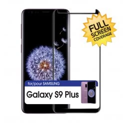 Cellet SGSAMS9PF- Full Coverage Screen Protector 9H Hardness Tempered Glass - Samsung Galaxy S9 Plus