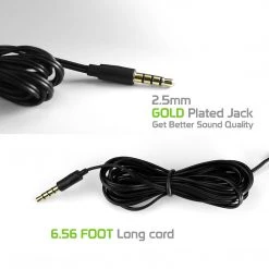 GoCellet EP25OP - Universal Premium Mono 2.5mm Hands-Free Headset With Boom Microphone For Landline Phone, Cordless Phone, Office Phones, Business Phones By Cellet (Not For Smartphone) Full Catalog