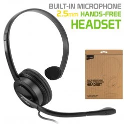GoCellet EP25OP - Universal Premium Mono 2.5mm Hands-Free Headset With Boom Microphone For Landline Phone, Cordless Phone, Office Phones, Business Phones By Cellet (Not For Smartphone) Full Catalog
