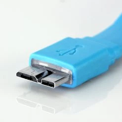 DAUSB30FBK - Cellet SuperSpeed USB 3.0 Type A To Micro-B Flat Cable - Black Full Catalog