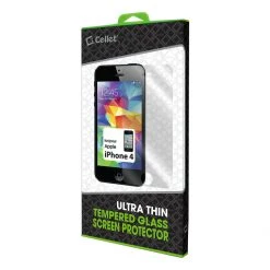 SGIPH4 -Tempered Glass Screen Protector For Apple IPhone 4 By Cellet Full Catalog
