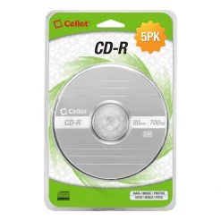 Cellet Full Catalog WCD5 - 5 PACK CD-R TO RECORD