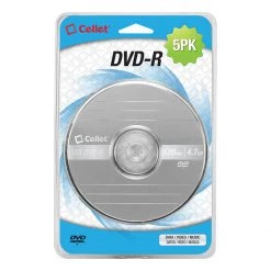 Cellet Full Catalog WDVD5 - 5 PACK DVD-R TO RECORD