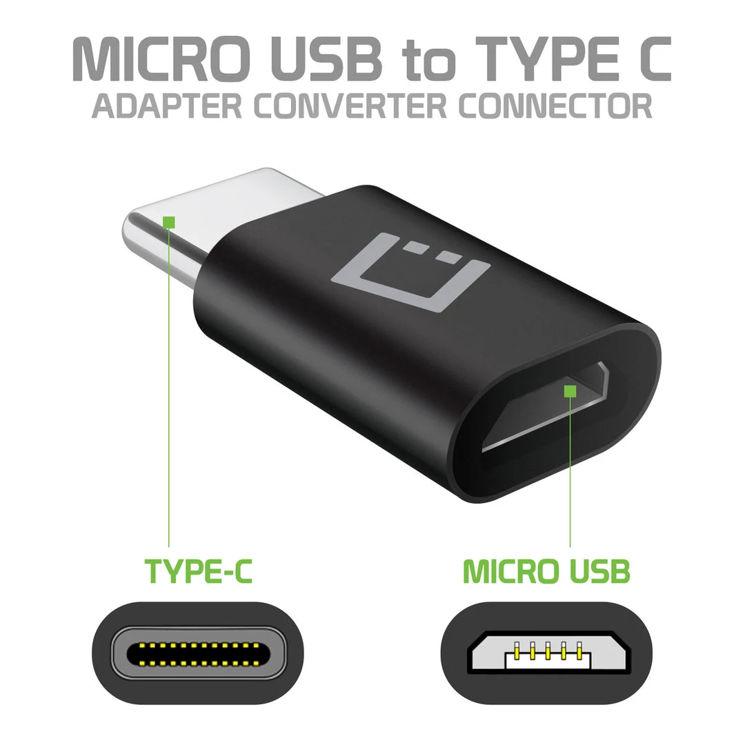 Full Catalog CNMICC4 - Micro USB To USB-C Adapter Converter Connector (4 Pack) – By Cellet 4 Full Catalog CNMICC4 - Micro USB To USB-C Adapter Converter Connector (4 Pack) – By Cellet