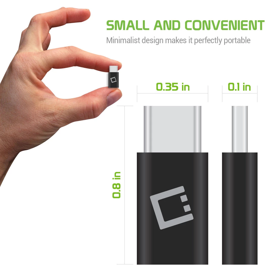 Full Catalog CNMICC4 - Micro USB To USB-C Adapter Converter Connector (4 Pack) – By Cellet 6 Full Catalog CNMICC4 - Micro USB To USB-C Adapter Converter Connector (4 Pack) – By Cellet
