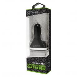 Cellet Wholesale PUSBN3BK - 3.1-Amp 3-Port USB Car Charger For Tablets, Smartphones, Bluetooth, GPS, Black: 9 Cellet Wholesale PUSBN3BK - 3.1-Amp 3-Port USB Car Charger For Tablets, Smartphones, Bluetooth, GPS, Black: