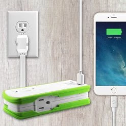 Full Catalog TP565 - Cellet Compact 2 Outlet Surge Protector + Dual Optimized For IPhone USB Ports, 3.4Amp High Power Output Travel Charger (DOE6 And UL Certified)