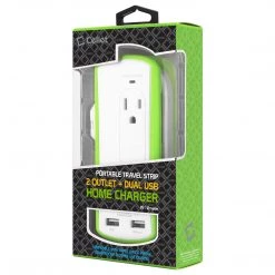 Full Catalog TP565 - Cellet Compact 2 Outlet Surge Protector + Dual Optimized For IPhone USB Ports, 3.4Amp High Power Output Travel Charger (DOE6 And UL Certified)