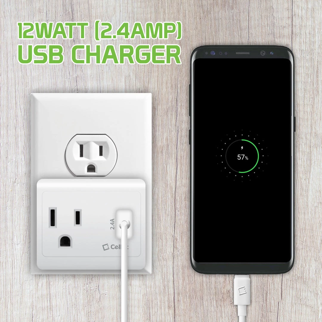 TP340 - Cellet UL Certified 1 Outlet + 12Watt (2.4Amp) USB Port Travel Charger Full Catalog 5 TP340 - Cellet UL Certified 1 Outlet + 12Watt (2.4Amp) USB Port Travel Charger Full Catalog