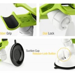 Cellet Full Catalog PHT150GR - CyonGear Car Windshield Dashboard Phone Holder For Phones Up To 4.3 Inches Wide - Green 19 Cellet Full Catalog PHT150GR - CyonGear Car Windshield Dashboard Phone Holder For Phones Up To 4.3 Inches Wide - Green