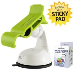 Cellet Full Catalog PHT150GR - CyonGear Car Windshield Dashboard Phone Holder For Phones Up To 4.3 Inches Wide - Green