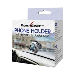 Cellet Full Catalog PHHD110 - CyonGear Windshield Dashboard Phone Holder For Phones Up To 3 Inches Wides