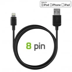 Full Catalog TCAPP8F12BK - Cellet 5 Watt (1 Amp) With Folding Blades Single Port Home Charger (Lightning Cable Included, Apple MFI Certified) - Black 11 Full Catalog TCAPP8F12BK - Cellet 5 Watt (1 Amp) With Folding Blades Single Port Home Charger (Lightning Cable Included, Apple MFI Certified) - Black