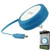 Full Catalog TMMICROBL - Cellet Cord Keeper 5Watt (1Amp) Micro USB Home Wall Charger - Blue