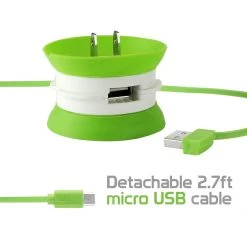 Full Catalog TMMICRORD - Cellet Cord Keeper 5Watt (1Amp) Micro USB Home Wall Charger - RED
