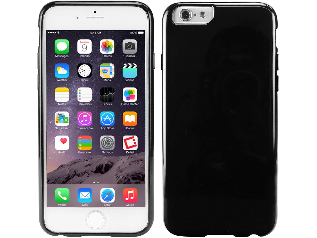 CCIPH6FBK - CELLET IPHONE 6 FLEXI CASE BLACK 1 CCIPH6FBK - CELLET IPHONE 6 FLEXI CASE BLACK