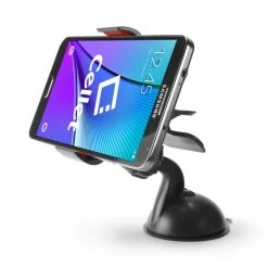 GoCellet Full Catalog PHT850BKC - Heavy Duty Dashboard And Windshield Phone Holder Mount Clip Cradle