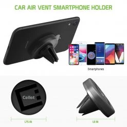 Full Catalog PHEMVENT - Cellet Extra Strength Magnetic (with Quick-Snap Technology) Car Vent Smartphone Holder