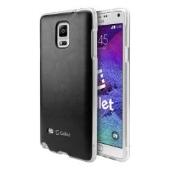 Full Catalog CCSAMN43FBK - CELLET NOTE 4 FLEXI LEATHER CASE BLACK