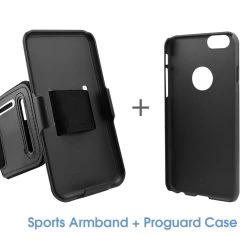 HLIPH6AR - Cellet Rubberized Proguard Case + Sports Armband Combo For Apple IPhone 6 & 6s, IPhone 7, IPhone 8 Full Catalog