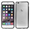 DDD6 - Cellet Clear Window- Black Border PU Case For Apple IPhone 6