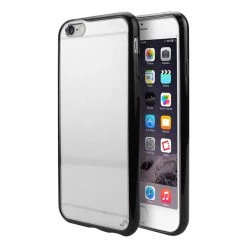 DDD6 - Cellet Clear Window- Black Border PU Case For Apple IPhone 6