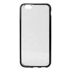 DDD6 - Cellet Clear Window- Black Border PU Case For Apple IPhone 6