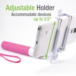 Cellet Wholesale ACPOD5BL - Wireless Self-Portrait Handheld Selfie Stick For Smartphones - Blue