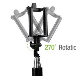 Cellet Wholesale ACPOD5BL - Wireless Self-Portrait Handheld Selfie Stick For Smartphones - Blue