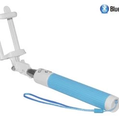 Cellet Wholesale ACPOD5BL - Wireless Self-Portrait Handheld Selfie Stick For Smartphones - Blue