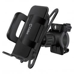 PHM400 - Bike Phone Mount, Cellet Universal Bicycle & Motorcycle Holder Mount With One Touch Arm Release Button And 360 Degree Rotating Cradle Compatible To IPhone XS Max, XS, XR, X, 8/8 Plus, Samsung Galaxy S10, S10 Plus, S10e, GPS And More