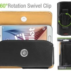 Full Catalog NOBLES6 - Cellet Noble Case For IPhone SE (2020), 8, 7, 6, Samsung Galaxy S8 S7 S6 With Fixed Heavy Duty 360 Degree Swivel Clip