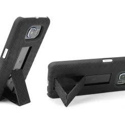 Full Catalog HLSAMS6C - Cellet Shell + Holster + Kickstand Combo Case With Spring Belt Clip For Samsung Galaxy S6