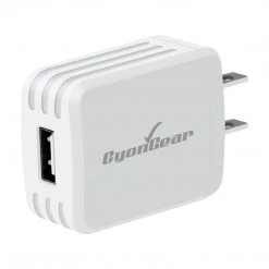 Cellet TCUSB21GWT - CyonGear 10W / 2.1 Amp Hi-Powered USB Home Charger - White