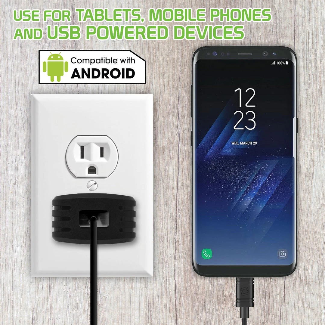 Full Catalog TCMICRO21GBK - CELLET Hi-Powered 10W / 2.1 Amp Home Charger (Micro USB Cable Included) - Black 6 Full Catalog TCMICRO21GBK - CELLET Hi-Powered 10W / 2.1 Amp Home Charger (Micro USB Cable Included) - Black