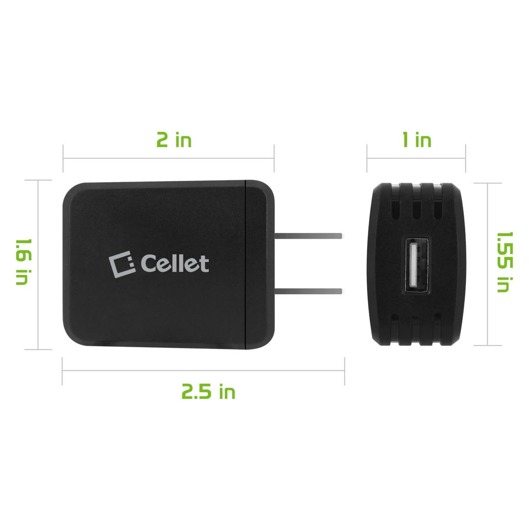 Full Catalog TCMICRO21GBK - CELLET Hi-Powered 10W / 2.1 Amp Home Charger (Micro USB Cable Included) - Black 8 Full Catalog TCMICRO21GBK - CELLET Hi-Powered 10W / 2.1 Amp Home Charger (Micro USB Cable Included) - Black