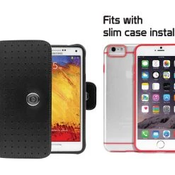 Cellet LTERN4H - Horizontal Teramo Leather Pouch For Apple IPhone 12 Pro Max / Samsung NOTE 20 / Galaxy S21 Ultra With Heavy Duty 360 Swivel Clip