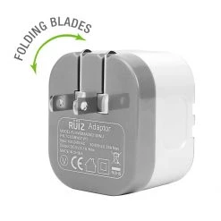 TCUSBW21WT - RUIZ By Cellet High Powered 2.1A (10W) USB Home Wall Charger-White