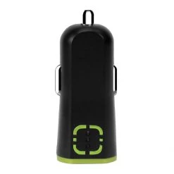 Full Catalog PUSBW21GR - RUIZ By Cellet Universal 2.1A (10W) USB Car Charger - Black/Green