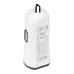 PUSBW21WT - RUIZ By Cellet Universal 2.1A (10W) USB Car Charger - White / Gray Full Catalog