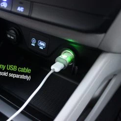 PUSBW21WT - RUIZ By Cellet Universal 2.1A (10W) USB Car Charger - White / Gray Full Catalog