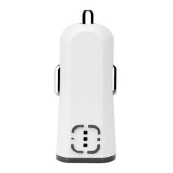 PUSBW21WT - RUIZ By Cellet Universal 2.1A (10W) USB Car Charger - White / Gray Full Catalog