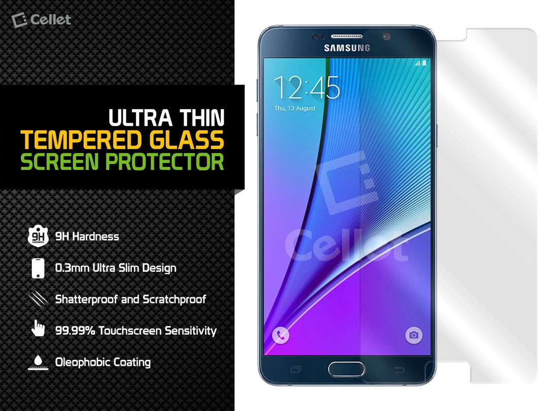 Full Catalog SGSAMN5 - Cellet Premium Tempered Glass Screen Protector For Samsung Galaxy Note 5 (0.3mm) 7 Full Catalog SGSAMN5 - Cellet Premium Tempered Glass Screen Protector For Samsung Galaxy Note 5 (0.3mm)