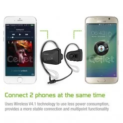 BTACTIVEBK - Cellet Sports-Fit Wireless Version V4.1 Stereo Headset With NFC Connection - Black Full Catalog